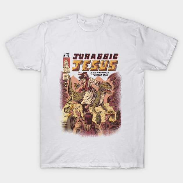 JURASSIC JESUS T-Shirt by Ilustrata